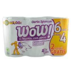 8007091004568Wow Igienica 6 Rotoli 1pz