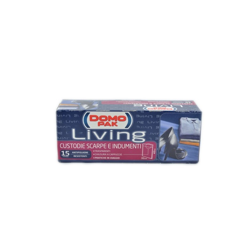 8001410091017Domopak Custodie Scarpe E Indumenti 15pz