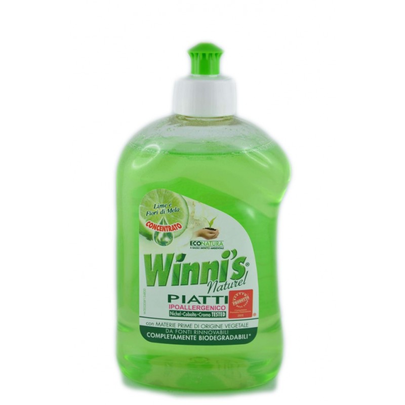8002295062536WINNI'S PIATTI CONCENTRATO LIME & FIORI DI MELA 500ML