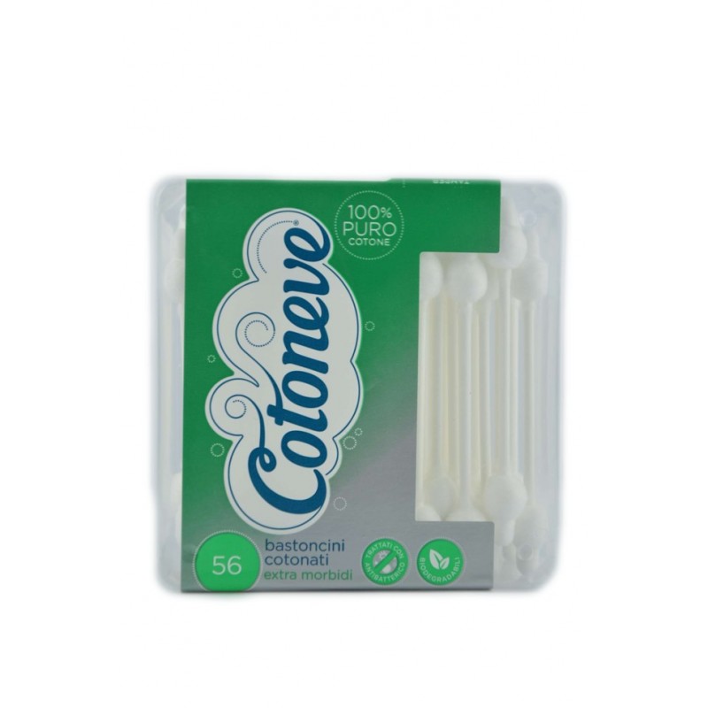 8003350525218Cotoneve Bastoncini Cotonati Baby 56pz 8003350525218Cotoneve Bastoncini Cotonati Baby 56pz