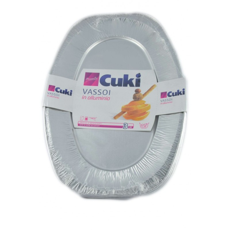 8003980260022Cuki Vassoio Alluminio 6 Porzioni 3pz