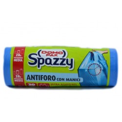 8001410098467Domopak Sacco Antiforo Blu 28lt 52x54cm 20pz