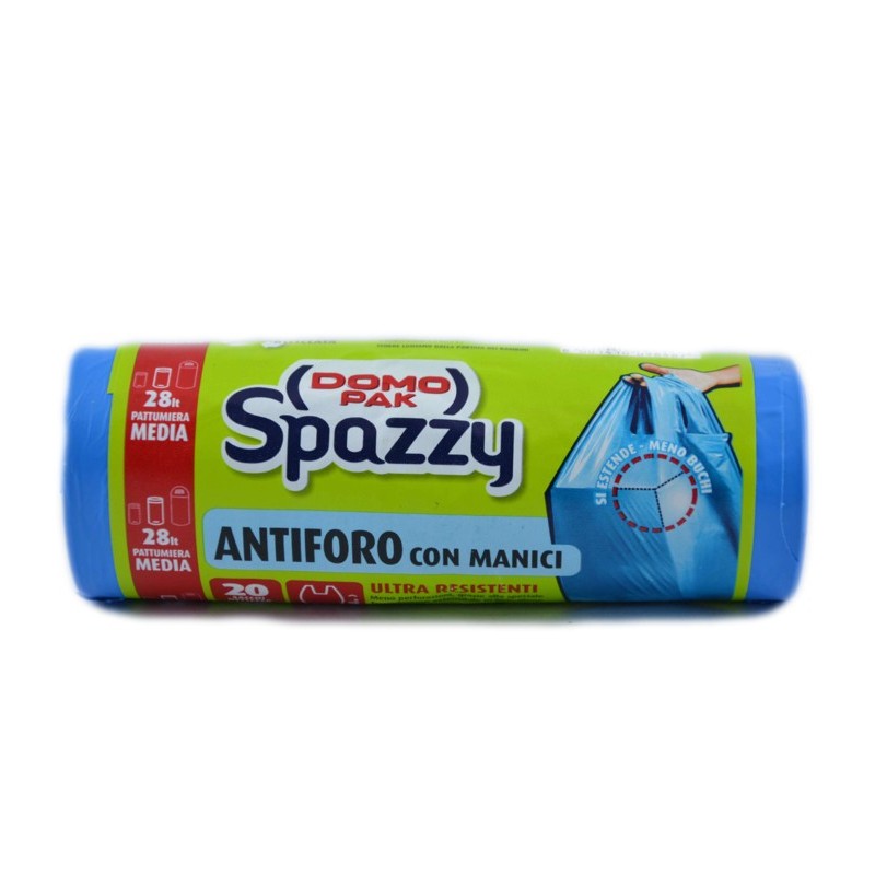 8001410098467Domopak Sacco Antiforo Blu 28lt 52x54cm 20pz