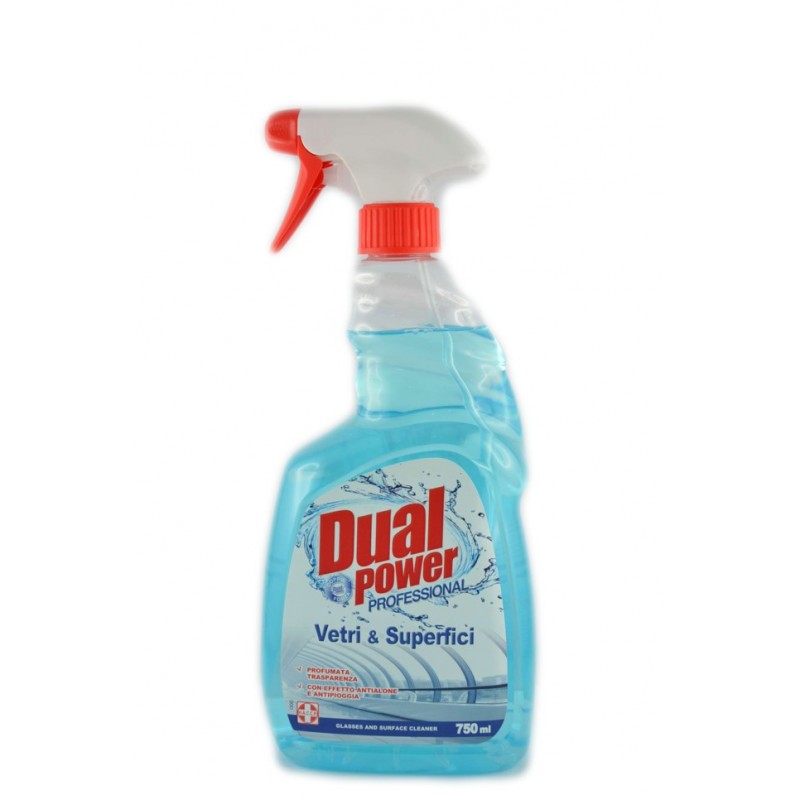 8032680392580DUAL POWER VETRI & SUPERFICI SPRAY 750ML