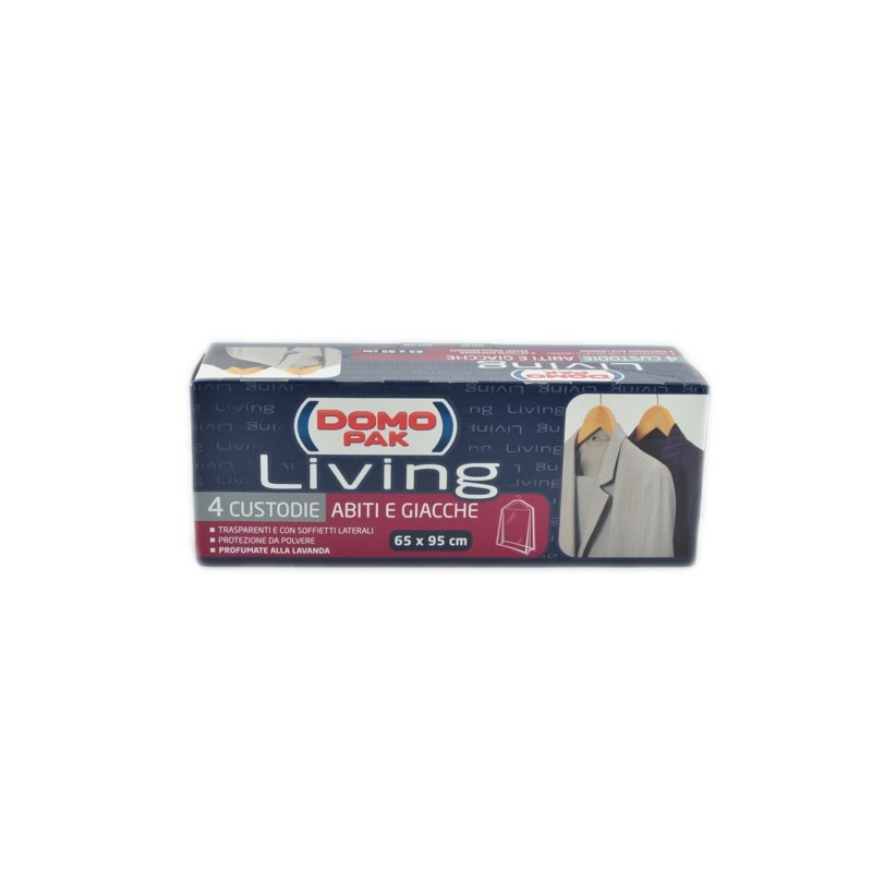 8001410091055Domopak Custodie Abiti E Giacche 4pz
