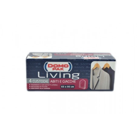 8001410091055Domopak Custodie Abiti E Giacche 4pz