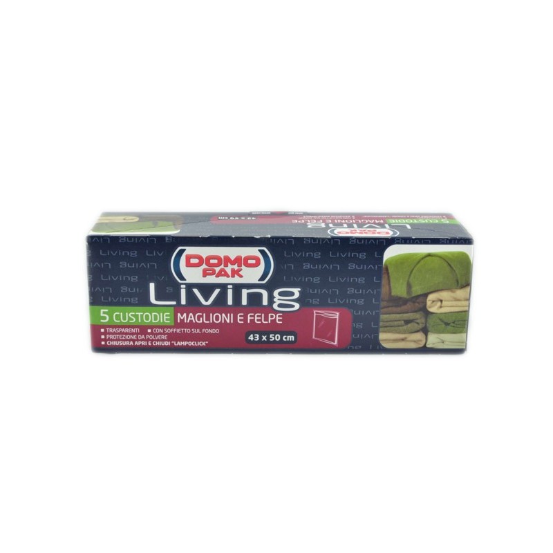 8001410091093Domopak Custodie Maglioni E Felpe 5pz
