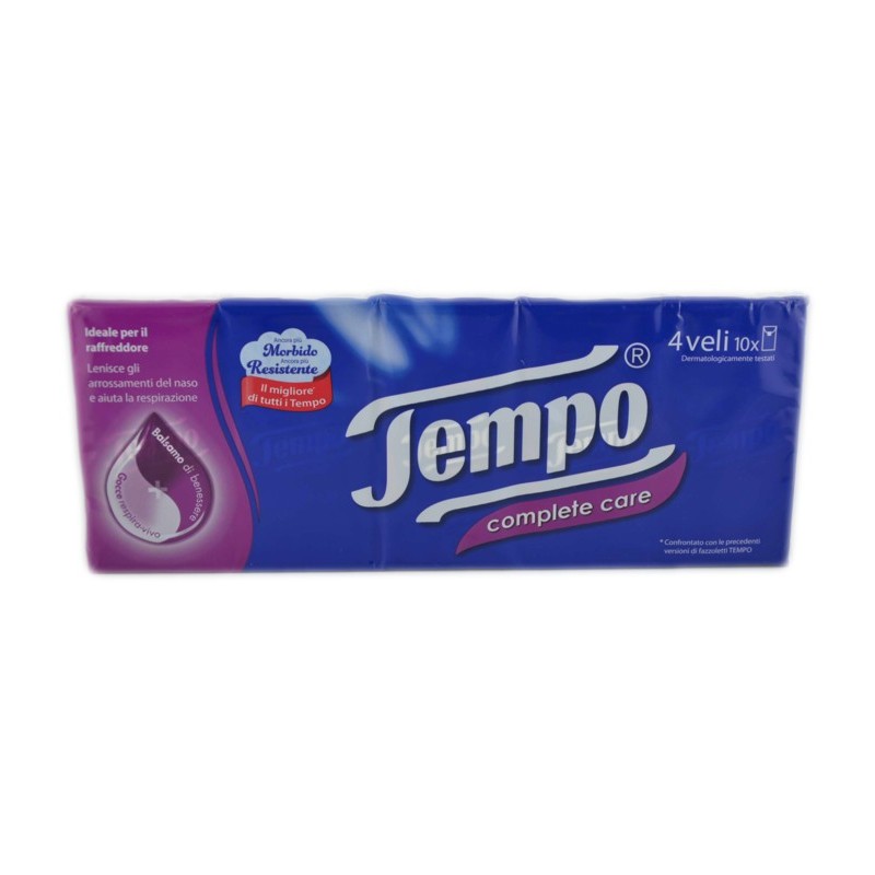7322540354102Tempo Complete Care Fazzoletti 10pz
