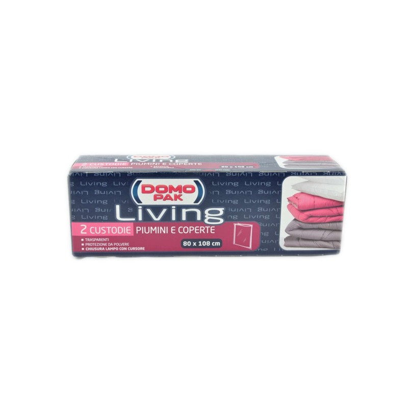 8001410091116Domopak Custodie Piumoni E Coperte 2pz