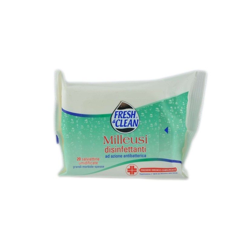 8002340006225FRESH & CLEAN SALVIETTINE DISINFETTANTI 20PZ