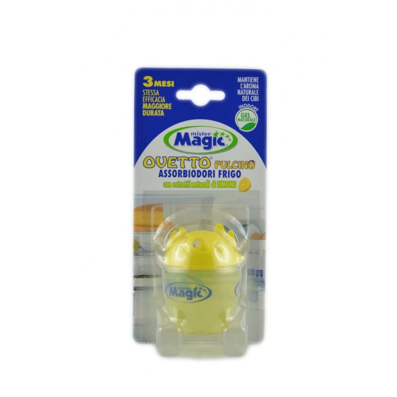 8001365195686Mister Magic Ovetto Pulcino Assorbiodori Limone 40gr 1pz