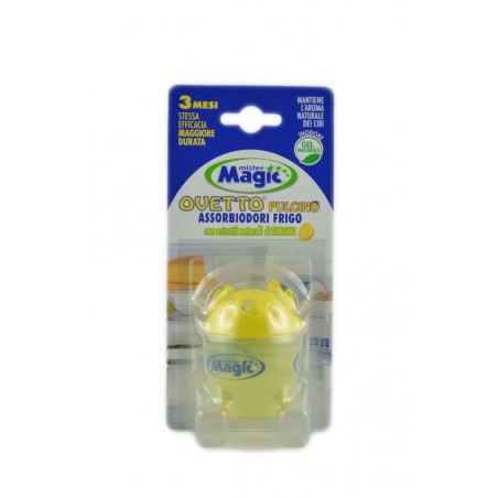 8001365195686Mister Magic Ovetto Pulcino Assorbiodori Limone 40gr 1pz