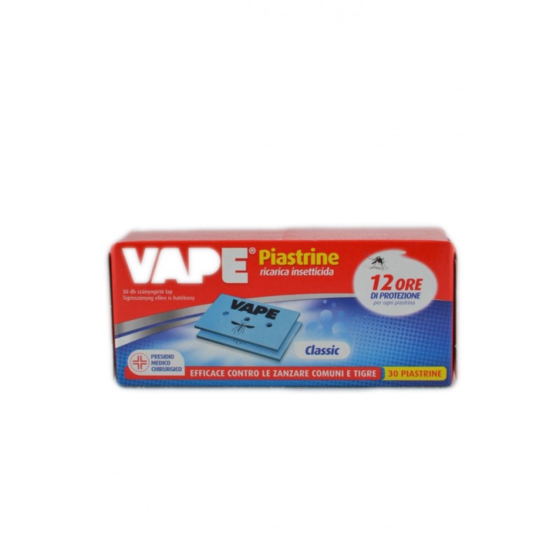 8006320061952Vape Piastrine Zanzare Classic 30pz