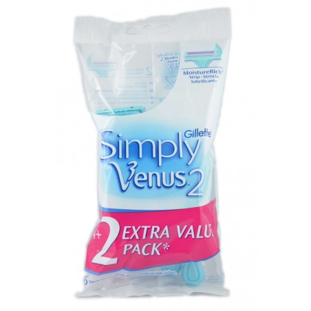 3014260241261Gillette Rasoio Simply Venus 2 - 6pz