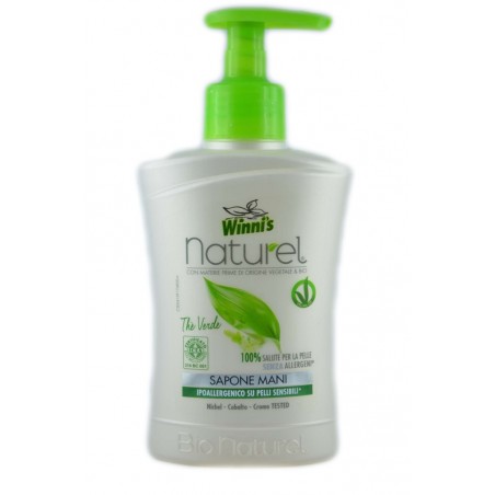 8002295084019Winni's Sapone Liquido Te' Verde Con Dispenser 250ml