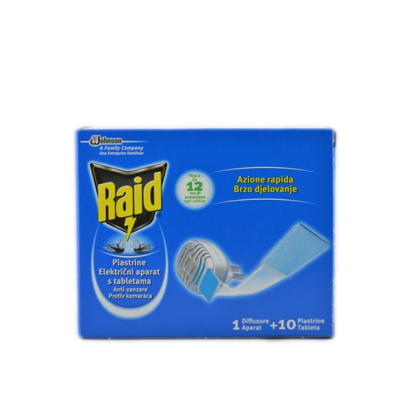 8002030140666Raid Diffusore Con Piastrine 1pz 8002030140666Raid Diffusore Con Piastrine 1pz