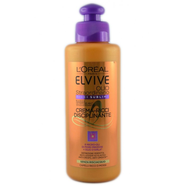3600523203819Elvive Olio Straordinario Crema Ricci Sublimi 200ml