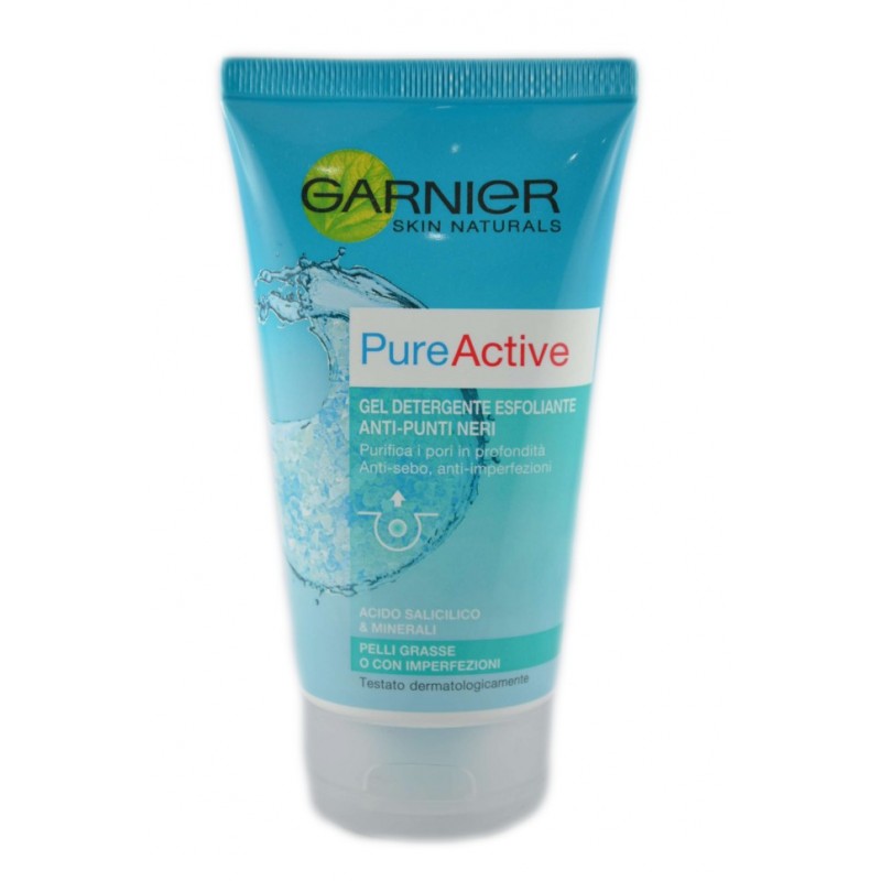 8024417008642Garnier Pure Active Gel Detergente Esfoliante 150ml