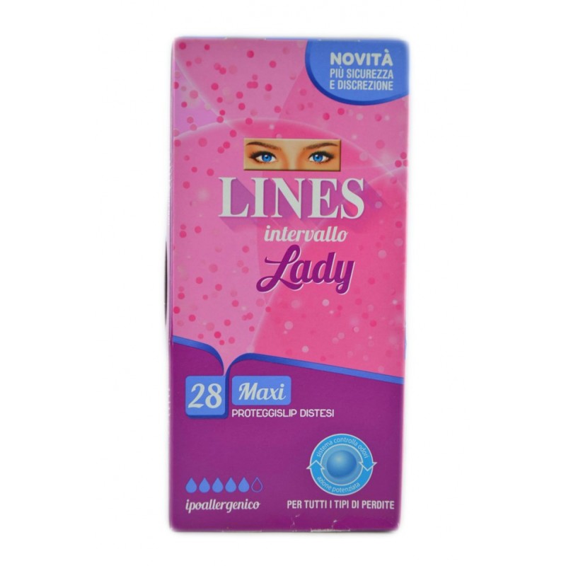 8001480002098Lines Intervallo Lady Maxi 28pz