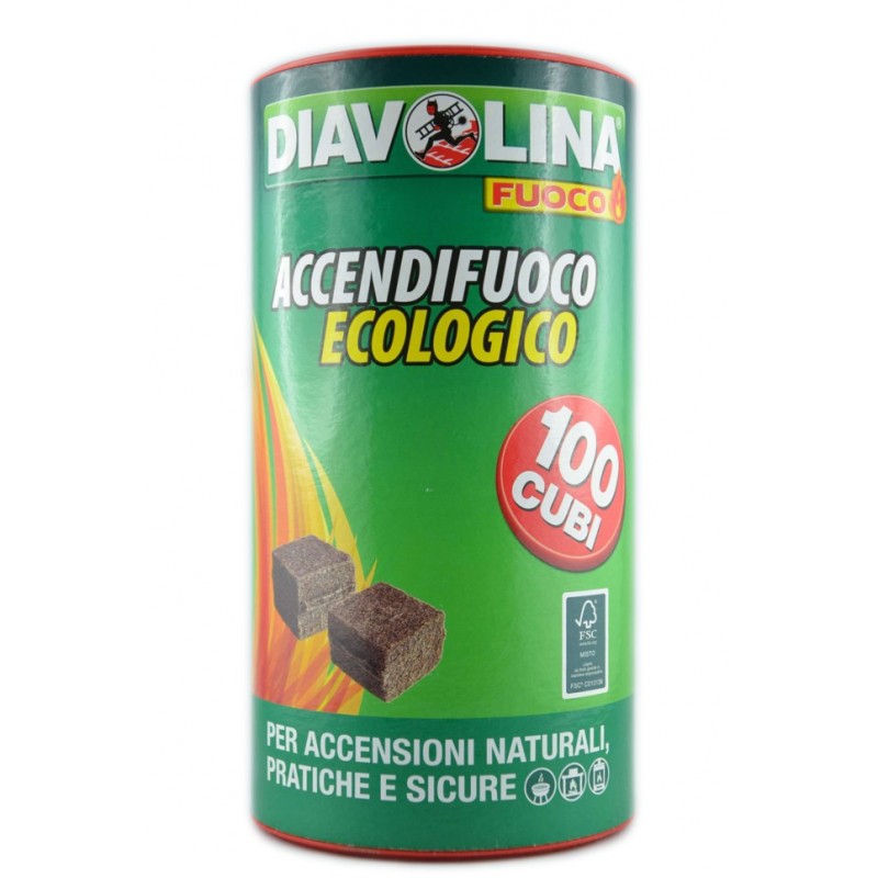 8002840153177Diavolina Accendifuoco Ecologico 100pz 8002840153177Diavolina Accendifuoco Ecologico 100pz