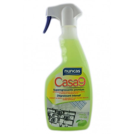 8001704104621Nuncas Casa 9 Sgrassatore Premium Mela Verde Spray 500ml