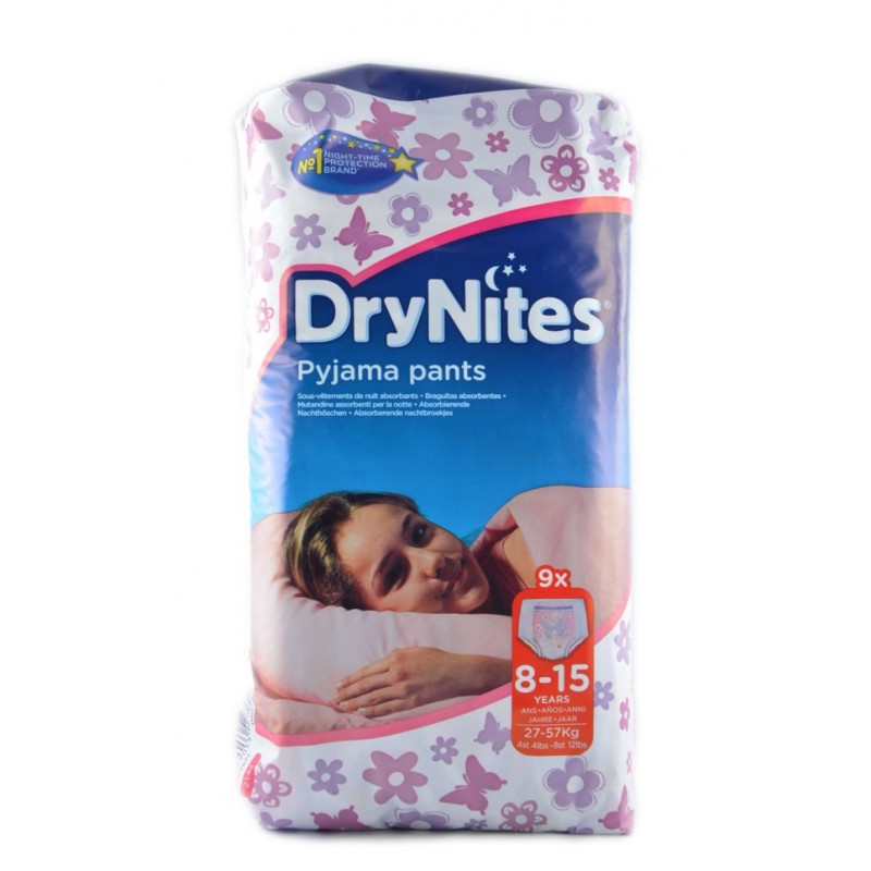 5029053527604Huggies Drynites 8/15 Anni Girl 9pz
