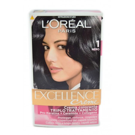 8001980122623L'oreal Excellence Creme N. 1 Nero