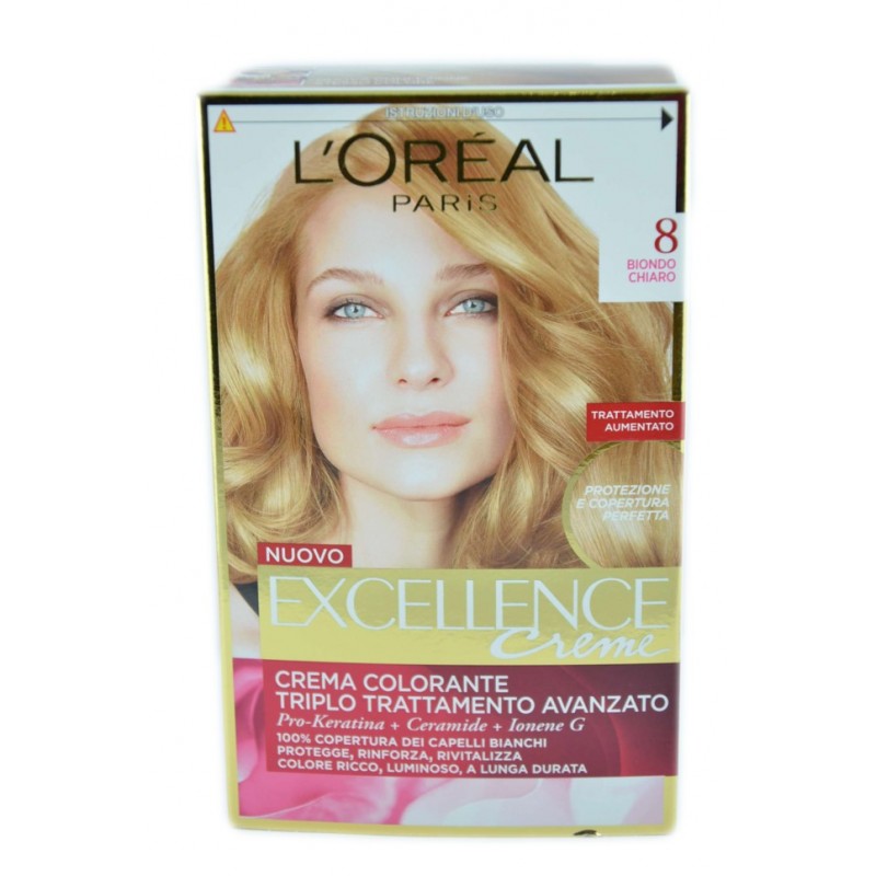 8001980122753L'oreal Excellence Creme N. 8 Biondo Chiaro