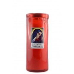 8015549000062Nappi Lumino Votivo T80 H20 Rosso 480gr 1pz