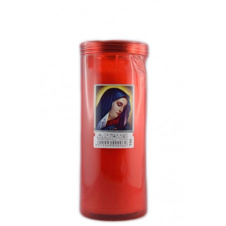 8015549000062Nappi Lumino Votivo T80 H20 Rosso 480gr 1pz