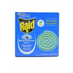 3092830003648Raid Spirali Antizanzare 10pz