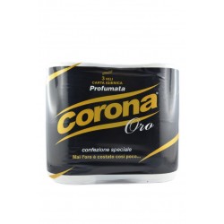 8033011700340Corona Carta Igienica Profumata Oro 4pz