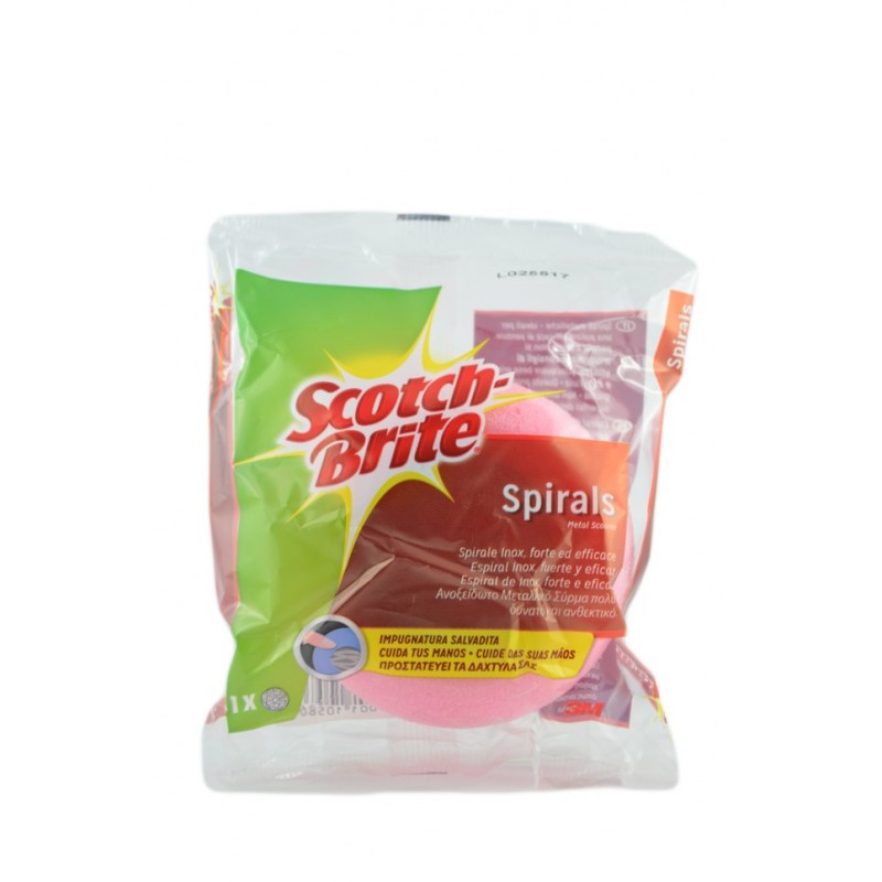 8410001105864Scotch-Brite Spirals Paglietta Inox Salvadita 1pz 8410001105864Scotch-Brite Spirals Paglietta Inox Salvadita 1pz