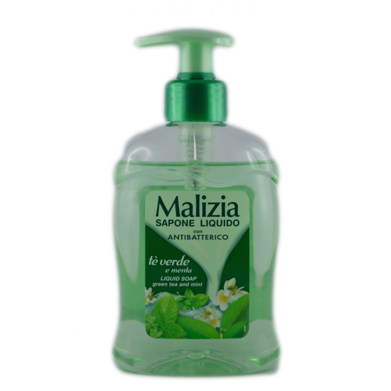 8003510006403Malizia Sapone Liquido Antibatterico Te' Verde Con Dispenser 300ml