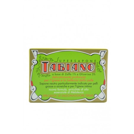 8009335003122Tabiano Sapone Solido Neutro Zolfo E Glicerina 125gr